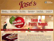 Tablet Screenshot of joses.co.za